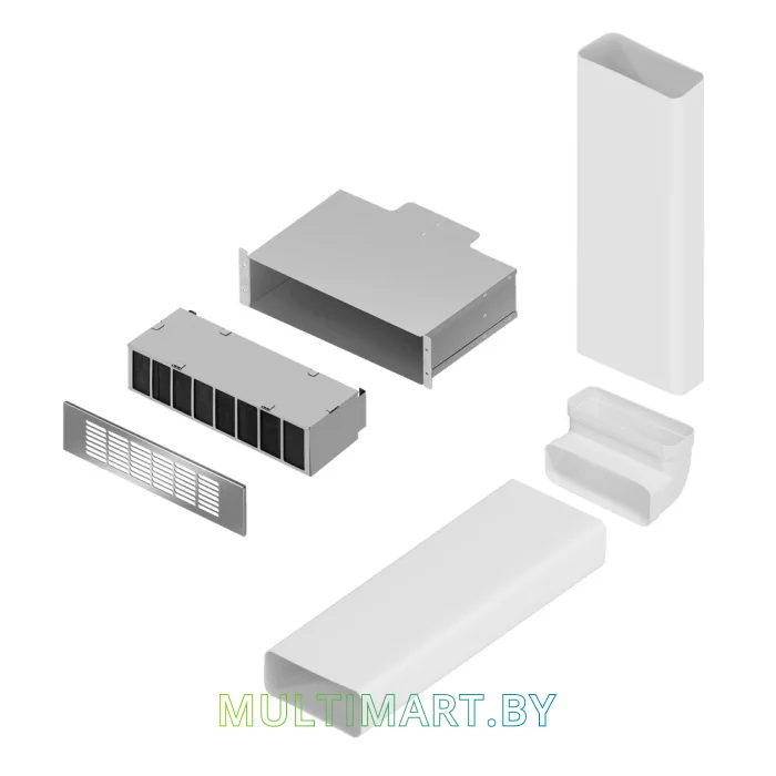 Комплект воздуховодов MAUNFELD MIDS604 с фильтром CF312MW (для MIHC604SF2BK)